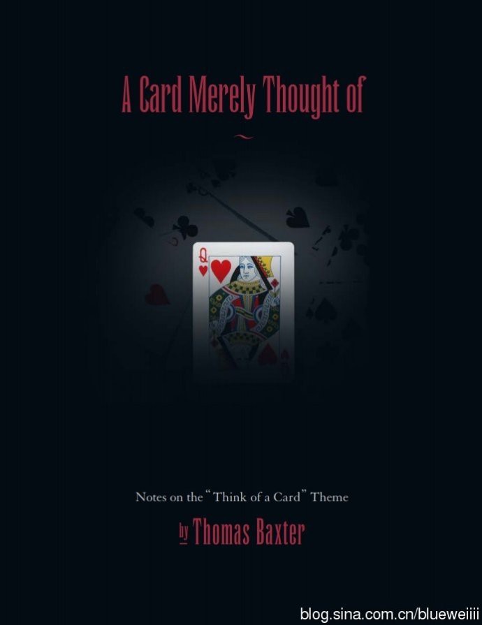 Thomas Baxter - A Card merely thought of