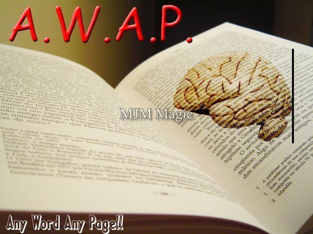 David Bui - A.W.A.P. Book Test (Any Word Any Page)