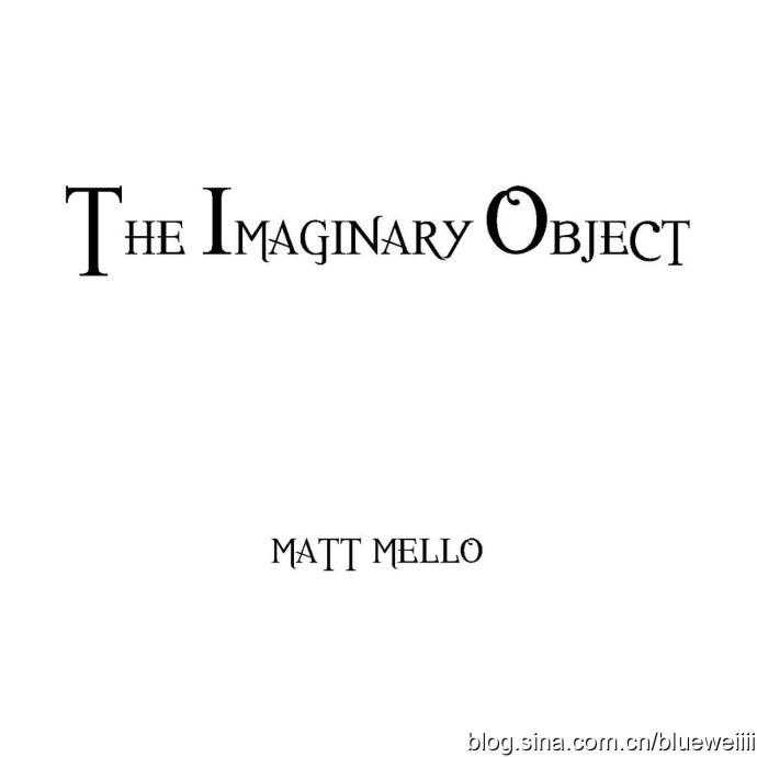 Matt Mello - The Imaginary Object