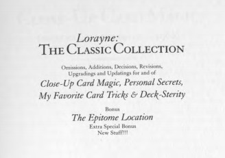 Harry Lorayne - Classic Collection Volume 1