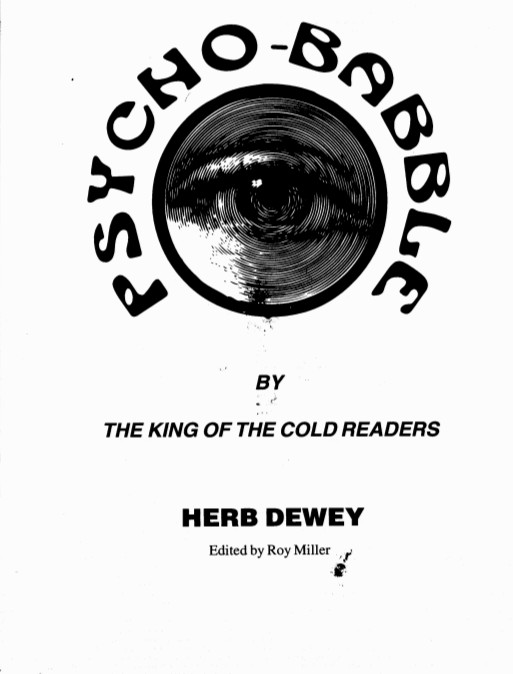 Herb Dewey - Psycho-Babble
