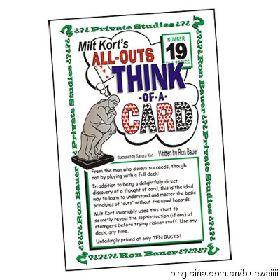 (image for) Ron Bauer - 19 All Outs Think of a Card