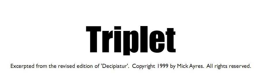Mick Ayres - Triplet