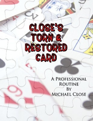 (image for) Michael Close - Close's Torn and Restored Card
