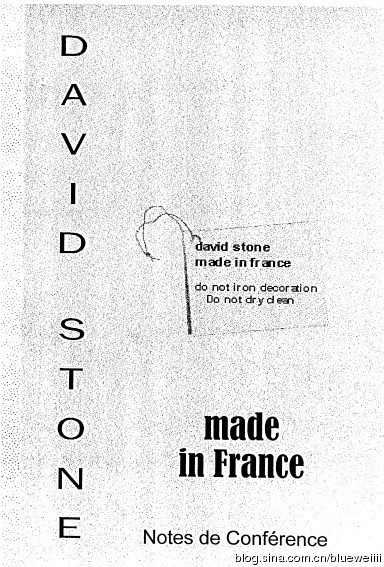 (image for) David Stone - Made In France