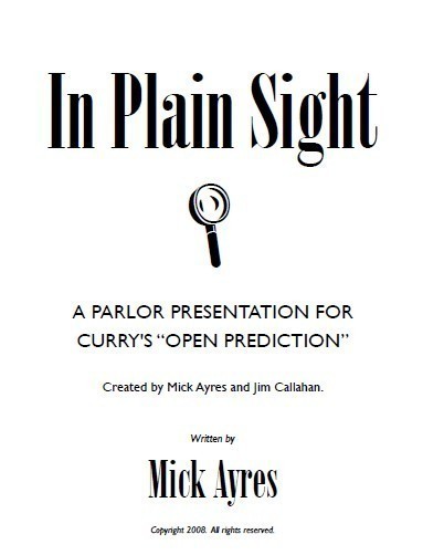 Mick Ayres and Jim Callahan - In Plain Sight
