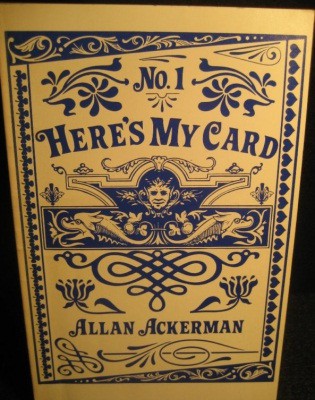 (image for) Allan Ackerman - Here's My Card (PDF)