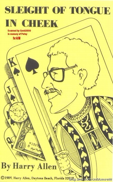(image for) Harry Allen - Sleight Of Tongue In Cheek