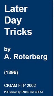 A.Roterberg - Later Day Tricks