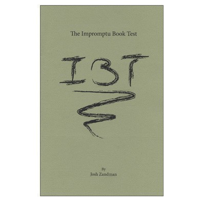 Josh Zandman - Impromptu Book Test (IBT)