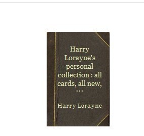 Harry Lorayne - Personal Collection