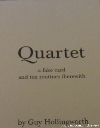 (image for) Guy Hollingworth - Quartet book