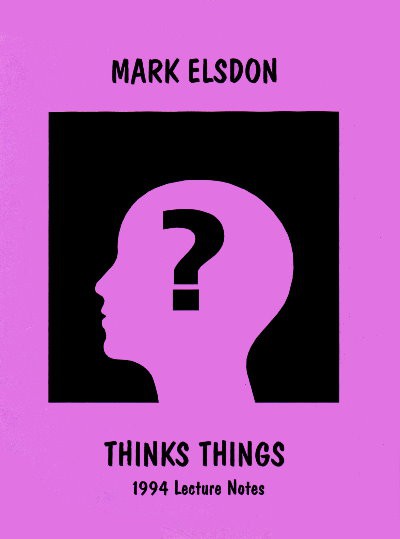 (image for) Mark Elsdon - Thinks Things