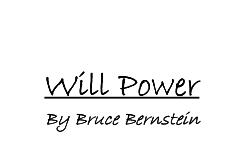 (image for) Bruce Bernstein - Will Power