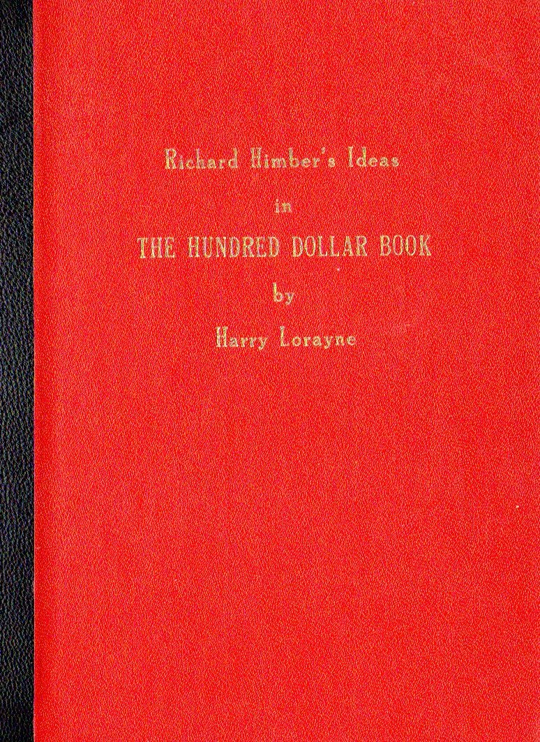 Harry Lorayne - The Hundred Dollar Book (Richard Himber Ideas)