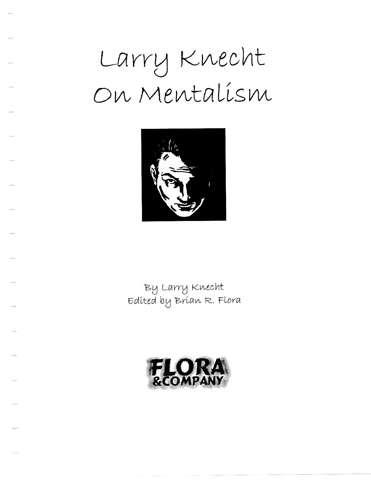 (image for) Larry Knecht - On Mentalism