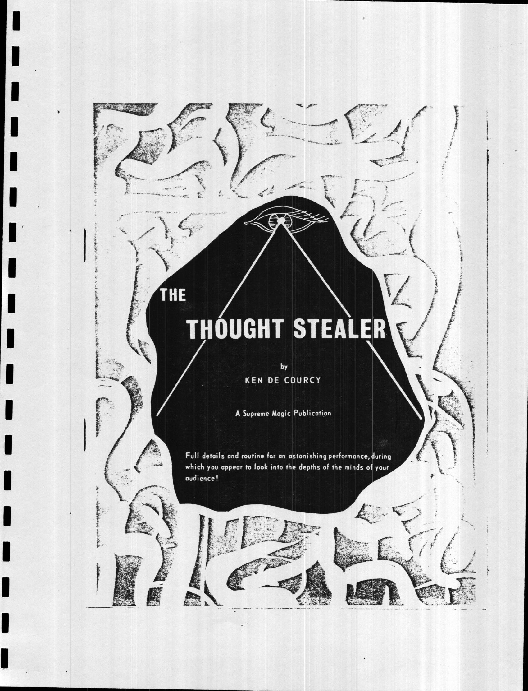 (image for) Ken De Courcy - The Thought Stealer