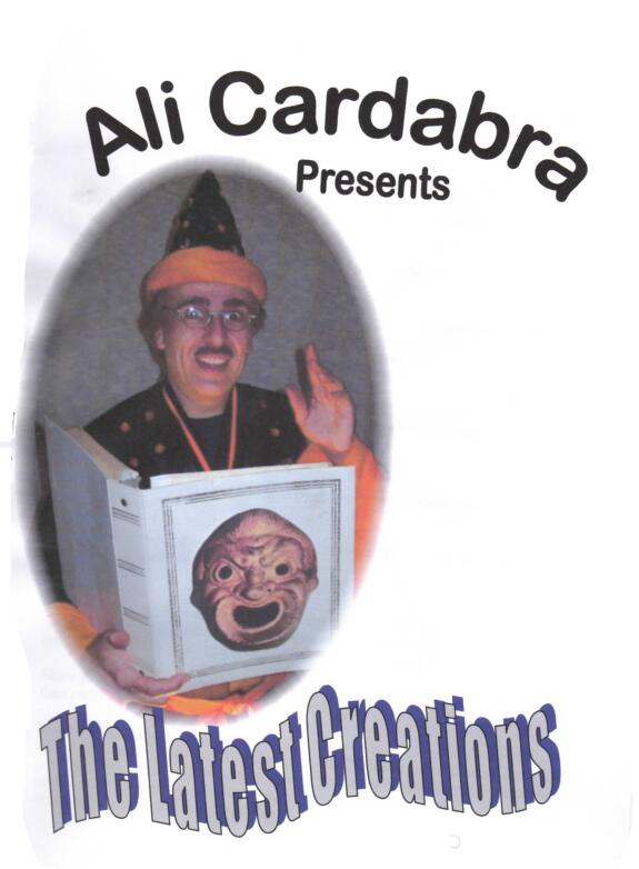 (image for) Ali Cardabra - The Latest Creations