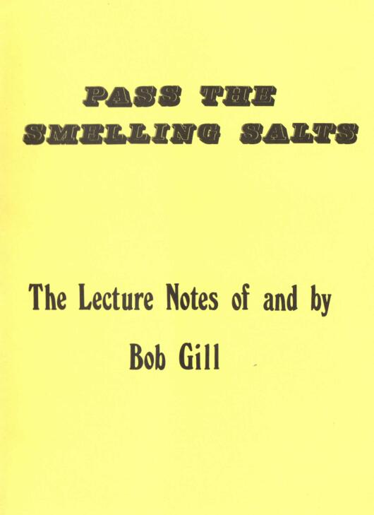 Bob Gill - Pass The Smelling Salts