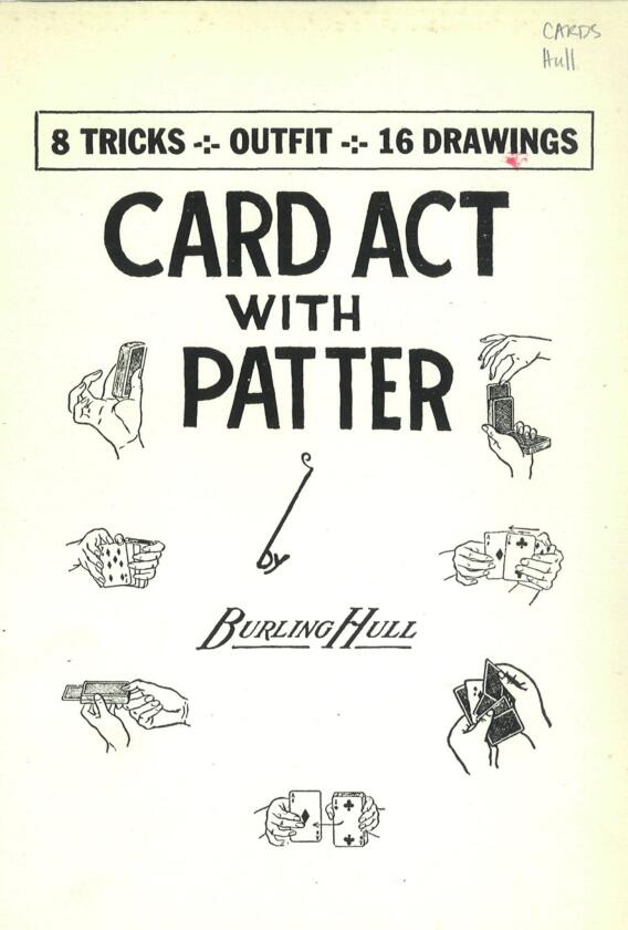 Burling Hull - Card Act With Patter (1927)