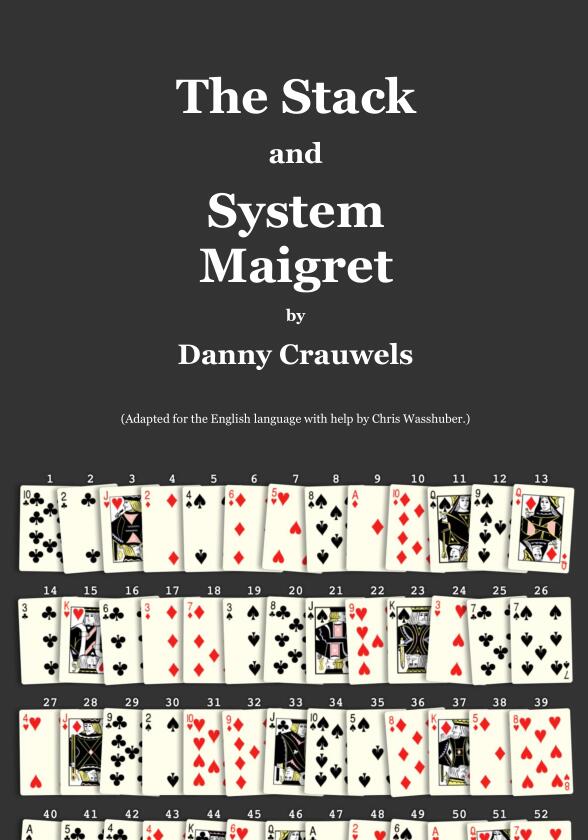 Danny Crauwels & Chris Wasshuber - Stack And System Maigret
