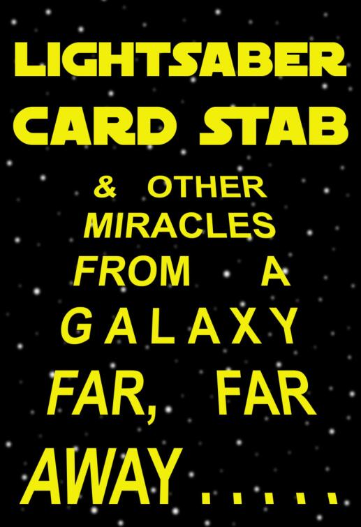 Darren McQuade - Lightsaber Card Stab