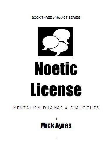 Mick Ayres - Noetic License - THE ACT SERIES (Book Three)