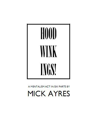 (image for) Mick Ayres - Hoodwinkings - THE ACT SERIES (Book One)