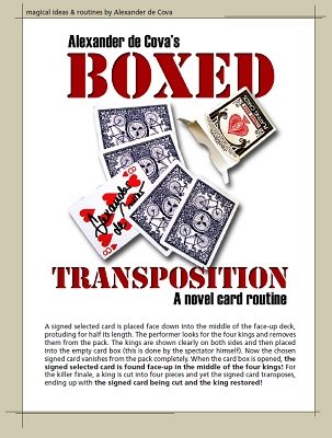 (image for) Alexander de Cova - Boxed Transposition
