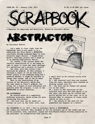 (image for) Alexander de Cova - Scrapbook Issue 3