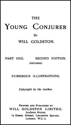 (image for) Will Goldston - The Young Conjurer Part 1