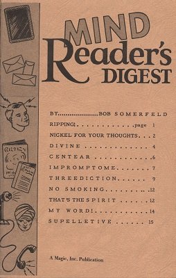 (image for) Bob Somerfeld - Mind Reader's Digest