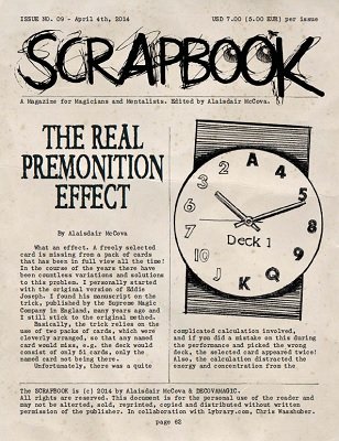 (image for) Alexander de Cova - Scrapbook Issue 9