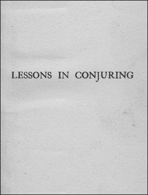 (image for) David Devant - Lessons in Conjuring