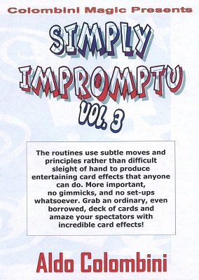 Aldo Colombini - Simply Impromptu 3
