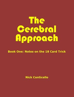 (image for) Nick Conticello - The Cerebral Approach: Book One