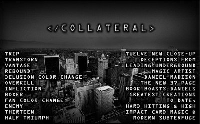 (image for) Daniel Madison - Collateral (PDF)
