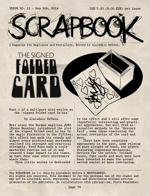 (image for) Alexander de Cova - Scrapbook Issue 11