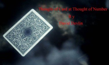 David Devlin - Thought of Card at Thought of Number
