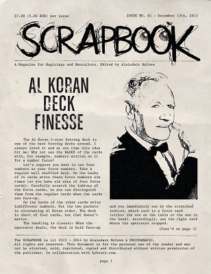 (image for) Alexander de Cova - Scrapbook Issue 1