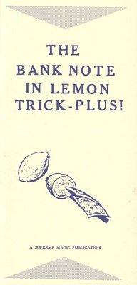 (image for) Edwin Hooper & Ian Adair - The Bank Note in Lemon Trick Plus