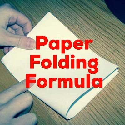 Dave Arch - Paper Folding Formula