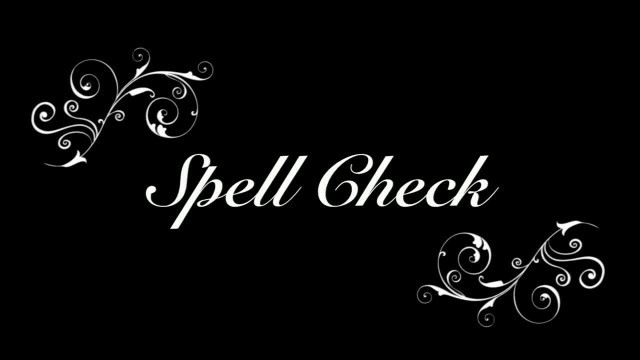 (image for) Michael O'Brien - Spell Check