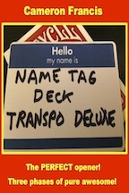 Cameron Francis - Name Tag/Deck Transpo