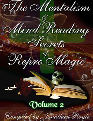 Jonathan Royle - The Mentalism & Mind Reading Secrets of Repro M