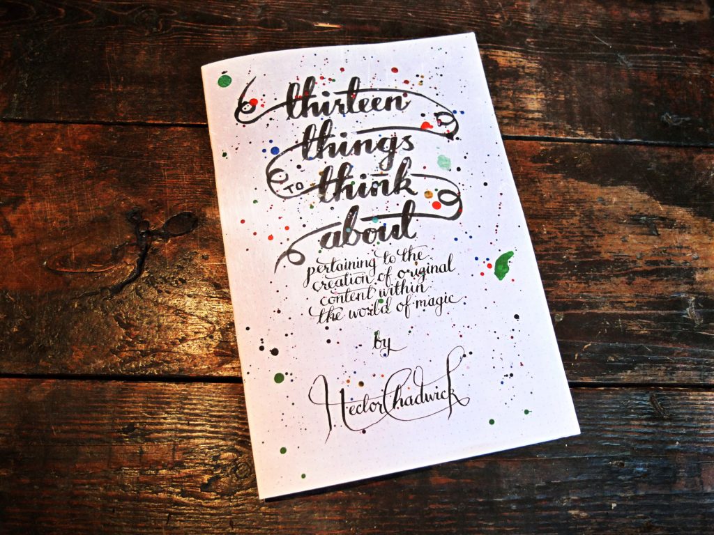 (image for) Hector Chadwick - Thirteen Things To Think About