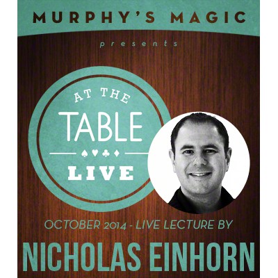 At The Table Live Lecture Nicholas Einhorn
