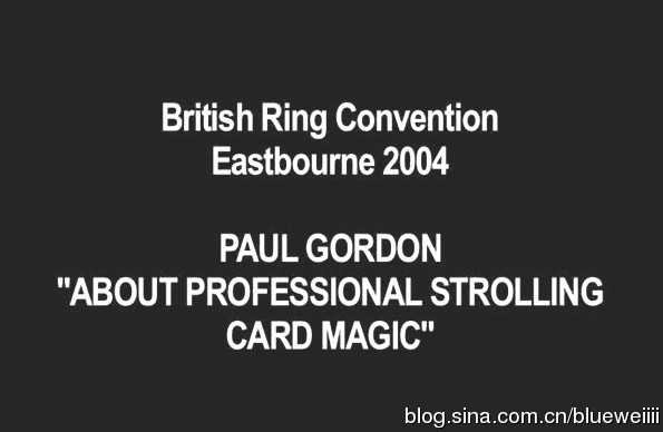 Paul Gordon - British Ring Convention