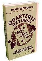 (image for) David Eldridge and Brad Burt - Quarterly Returns Torn and Restored Card