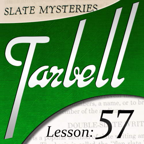 Dan Harlan - Tarbell 57 Slate Mysteries Part 1